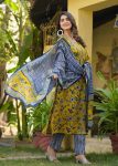 FANCY COTTON BLEND DIGITAL PRINTED TOP BOTTOM WITH DUPATTA FESTIVE WEAR WHOLESALE PRICE ETHNIC GARMENT (4)
