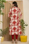 FANCY COTTON BLOCK PRINTED KALI WORK ONLY KURTI PARTY WEAR WHOLESALE PRICE ETHNIC GARMENT (5)