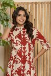 FANCY COTTON BLOCK PRINTED KALI WORK ONLY KURTI PARTY WEAR WHOLESALE PRICE ETHNIC GARMENT (5)