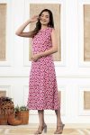 FANCY COTTON DIGITAL PRINTED ONE PIECE PARTY WEAR WHOLESALE PRICE ETHNIC GARMENT (2)