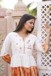 FANCY COTTON EMBROIDERY WITH FANCY LACE WORK KURTI CASUAL WEAR WHOLESALE PRICE ETHNIC GARMENT (2)