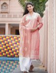 FANCY COTTON EMBROIDERY WORK TOP BOTTOM WITH DUPATTA CASUAL WEAR WHOLESALE PRICE ETHNIC GARMENT (4)