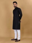 FANCY COTTON FOIL PRINTED MEN’S KURTA PAYJAMA FESTIVE WEAR WHOLESALE PRICE ETHNIC GARMENT (4)