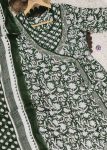 FANCY COTTON PRINTED EMBROIDERY LACE WORK GOWN BOTTOM WITH DUPATTA PARTY WEAR WHOLESALE PRICE ETHNIC GARMENT (4)