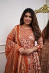 FANCY COTTON PRINTED EMBROIDERY LACE WORK GOWN BOTTOM WITH DUPATTA PARTY WEAR WHOLESALE PRICE ETHNIC GARMENT (7)