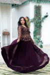 FANCY FAUX BLOOMING EMBROIDERED SEQUENCE WORK PEPLUM TOP WITH LEHENGA PARTY WEAR WHOLESALE PRICE ETHNIC GARMENT (2)