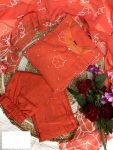 FANCY GEORGETTE BEADS HANDWORK TOP BOTTOM WITH DUPATTA PARTY WEAR WHOLESALE PRICE ETHNIC GARMENT (7)