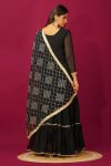 FANCY GEORGETTE EMBROIDERY SEQUENCE MOTI LACE WORK TOP SHARARA WITH DUPATTA FESTIVE WEAR WHOLESALE PRICE ETHNIC GARMENT (6)