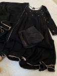 FANCY GEORGETTE HAND MIRROR EMBROIDERY WORK GOWN BOTTOM WITH DUPATTA PARTY WEAR WHOLESALE PRICE ETHNIC GARMENT (16)