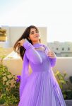 FANCY GEORGETTE LINNING WORK GOWN PANT WITH DUPATTA PARTY WEAR WHOLESALE PRICE ETHNIC GARMENT (8)