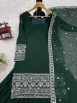 FANCY GEORGETTE THREAD WITH SEQUENCE WORK TOP SHARARA WITH DUPATTA FESTIVE WEAR WHOLESALE PRICE ETHNIC GARMENT (14)