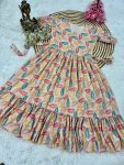 FANCY HAKOBA COTTON PRINTED ONE PIECE PARTY WEAR WHOLESALE PRICE ETHNIC GARMENT (14)
