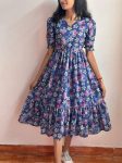 FANCY HAKOBA COTTON PRINTED ONE PIECE PARTY WEAR WHOLESALE PRICE ETHNIC GARMENT (3)