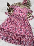 FANCY HAKOBA COTTON PRINTED ONE PIECE PARTY WEAR WHOLESALE PRICE ETHNIC GARMENT (10)
