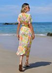 FANCY LYCRA FLORAL PRINTED CROP TOP WITH SKIRT CO-ORD SET PARTY WEAR WHOLESALE PRICE ETHNIC GARMENT (2)