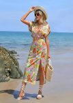 FANCY LYCRA FLORAL PRINTED CROP TOP WITH SKIRT CO-ORD SET PARTY WEAR WHOLESALE PRICE ETHNIC GARMENT (2)