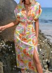 FANCY LYCRA FLORAL PRINTED CROP TOP WITH SKIRT CO-ORD SET PARTY WEAR WHOLESALE PRICE ETHNIC GARMENT (2)