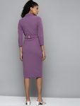 FANCY LYCRA ONE SIDE SLIT WITH COLLER BODYCON DRESS PARTY WEAR WHOLESALE PRICE ETHNIC GARMENT (8)