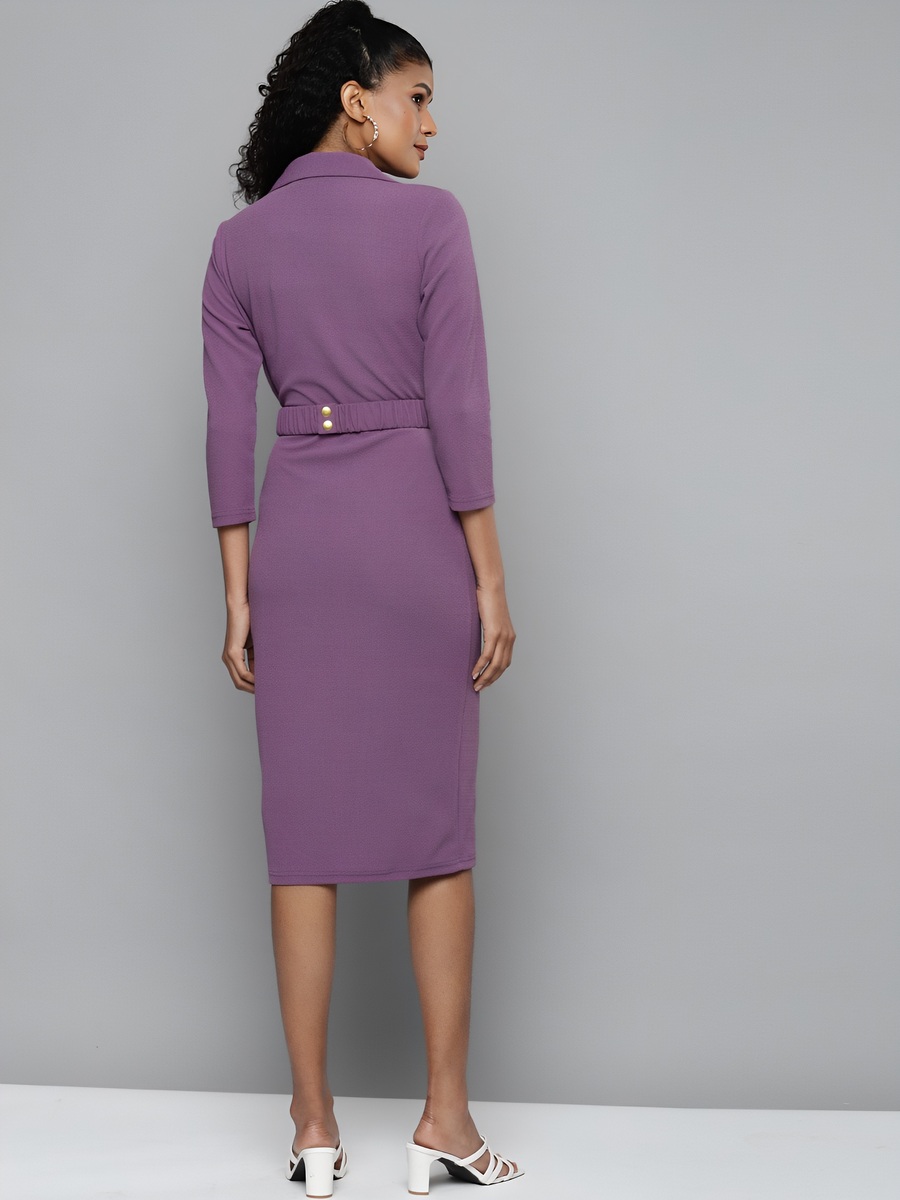 FANCY LYCRA ONE SIDE SLIT WITH COLLER BODYCON DRESS PARTY WEAR WHOLESALE PRICE ETHNIC GARMENT (9)