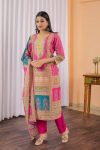 FANCY MUSLIN SILK DIGITAL PRINTED TOP BOTTOM WITH DUPATTA FESTIVE WEAR WHOLESALE PRICE ETHNIC GARMENT (2)