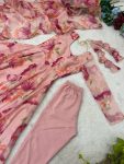 FANCY ORGANZA TABBY SILK DIGITAL PRINT AND HANDWORK GOWN BOTTOM WITH DUPATTA FESTIVE WEAR WHOLESALE PRICE ETHNIC GARMENT (8)