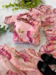 FANCY ORGANZA TABBY SILK DIGITAL PRINT AND HANDWORK GOWN BOTTOM WITH DUPATTA FESTIVE WEAR WHOLESALE PRICE ETHNIC GARMENT (8)
