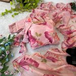 FANCY ORGANZA TABBY SILK DIGITAL PRINT AND HANDWORK GOWN BOTTOM WITH DUPATTA FESTIVE WEAR WHOLESALE PRICE ETHNIC GARMENT (8)