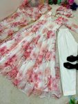 FANCY ORGANZA TABBY SILK DIGITAL PRINT AND HANDWORK GOWN BOTTOM WITH DUPATTA FESTIVE WEAR WHOLESALE PRICE ETHNIC GARMENT (6)