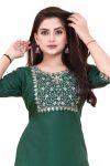 FANCY RAYON SEQUENCE EMBROIDERY WORK KURTI FESTIVE WEAR WHOLESALE PRICE ETHNIC GARMENT (3)