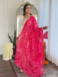 FANCY RAYON SLUB EMBROIDERY PRINT WORK TOP BOTTOM WITH DUPATTA PARTY WEAR WHOLESALE PRICE ETHNIC GARMENT (11)