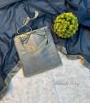 FANCY SPACE SILK PLAIN TOP WITH STAR SHINONG GEORGETTE DUPATTA PARTY WEAR WHOLESALE PRICE ETHNIC GARMENT (9)