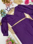 FANCY STAR GEORGETTE WITH FRILL WORK READY TO WEAR SAREE WITH STITCHED BLOUSE PARTY WEAR WHOLESALE PRICE ETHNIC GARMENT (4)