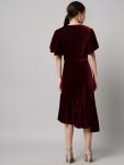 FANCY VELVET PLAIN ONE PIECE PARTY WEAR WHOLESALE PRICE ETHNIC GARMENT (3)