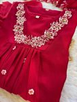 FANCY VICHITRA SILK HAND WORK GOWN BOTTOM WITH DUPATTA PARTY WEAR WHOLESALE PRICE ETHNIC GARMENT (2)