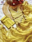 FANCY VISCOSE CHANDERI SILK EMBROIDERY WORK TOP BOTTOM WITH DUPATTA PARTY WEAR WHOLESALE PRICE ETHNIC GARMENT (6)