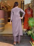 FANCY VISCOSE CHINON SEQUENCE CODING EMBROIDERY WORK TOP BOTTOM WITH DUPATTA FESTIVE WEAR WHOLESALE PRICE ETHNIC GARMENT (2)