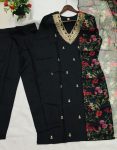 FANCY VISCOSE SILK EMBROIDREY WORK TOP BOTTOM WITH DUPATTA PARTY WEAR WHOLESALE PRICE ETHNIC GARMENT (3)