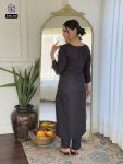 FANCY VISCOSE SILK EMBROIDREY WORK TOP BOTTOM WITH DUPATTA PARTY WEAR WHOLESALE PRICE ETHNIC GARMENT (3)