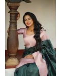 FASHIONABLE BANARASI SOFT SILK JACQUARD WEAVING WORK SAREE WITH UNSTITCHED BLOUSE PARTY WEAR WHOLESALE PRICE ETHNIC GARMENT (24)