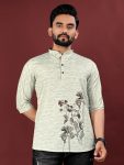 FASHIONABLE COTTON DIGITAL PRINTED MEN’S SHIRT PARTY WEAR WHOLESALE PRICE ETHNIC GARMENT (9)