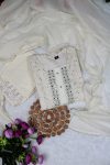 FASHIONABLE COTTON SEQUNECE EMBROIDERY CHIKANKARI WORK TOP BOTTOM WITH DUPATTA PARTY WEAR WHOLESALE PRICE ETHNIC GARMENT (4)