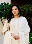 FASHIONABLE COTTON SEQUNECE EMBROIDERY CHIKANKARI WORK TOP BOTTOM WITH DUPATTA PARTY WEAR WHOLESALE PRICE ETHNIC GARMENT (4)