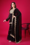 FASHIONABLE GEORGETTE EMBROIDERY SEQUENCE THREAD WORK TOP SHARARA WITH DUPATTA PARTY WEAR WHOLESALE PRICE ETHNIC GARMENT (14)