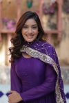 FASHIONABLE GEORGETTE PLAIN LAYER GOWN WITH EMBROIDERY SEQUENCE WORK DUPATTA PARTY WEAR WHOLESALE PRICE ETHNIC GARMENT (10)