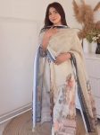 FASHIONABLE MUSLIN COTTOM DIGITAL PRINTED WITH MIRROR AND DIAMOND HANDWORK TOP BOTTOM WITH DUPATTA FESTIVE WEAR WHOLESALE PRICE ETHNIC GARMENT (8)