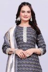 FASHIONABLE SOFT COTTON PRINTED WORK TOP BOTTOM WITH DUPATTA PARTY WEAR WHOLESALE PRICE ETHNIC GARMENT (4)