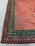FASHIONABLE TWILL NET THREAD SEQUENCE WORK SAREE WITH UNSTITCHED BLOUSE PARTY WEAR WHOLESALE PRICE ETHNIC GARMENT (8)