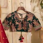 FASHIONABLE TWILL NET THREAD SEQUENCE WORK SAREE WITH UNSTITCHED BLOUSE PARTY WEAR WHOLESALE PRICE ETHNIC GARMENT (8)