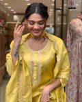 FASHIONABLE VISCOSE JACQUARD EMBROIDERY WORK TOP BOTTOM WITH DUPATTA PARTY WEAR WHOLESALE PRICE ETHNIC GARMENT (6)