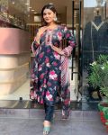 FASHIONABLE VISCOSE SEQUENCE EMBROIDERY WORK TOP BOTTOM WITH DUPATTA PARTY WEAR WHOLESALE PRICE ETHNIC GARMENT (8)